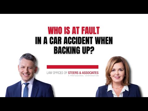 Who Is At Fault In A Car Accident When Backing Up?
