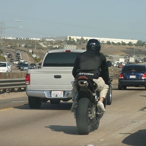 Motorcycle Lane Splitting in Los Angeles