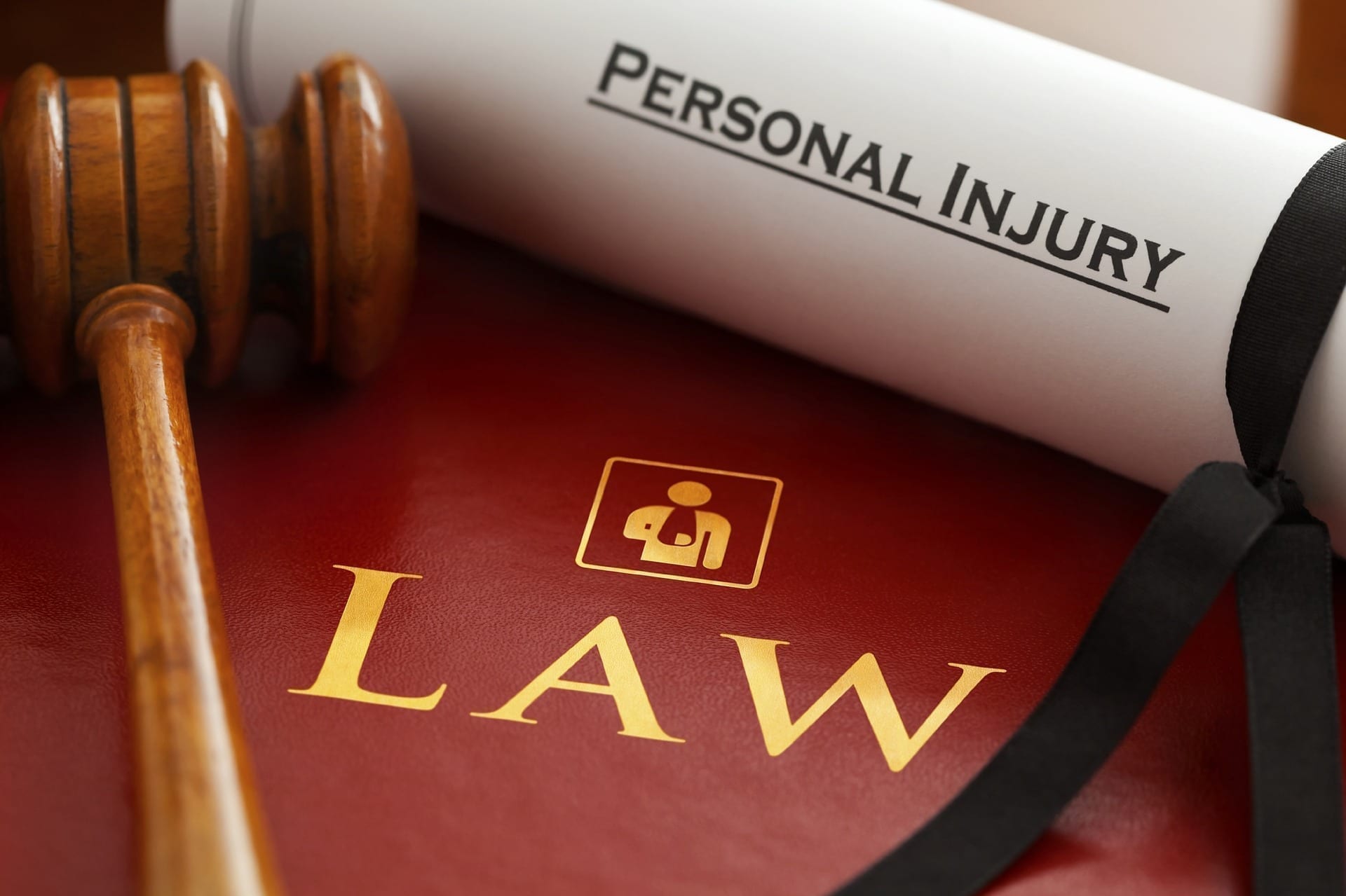 Personal injury law logo