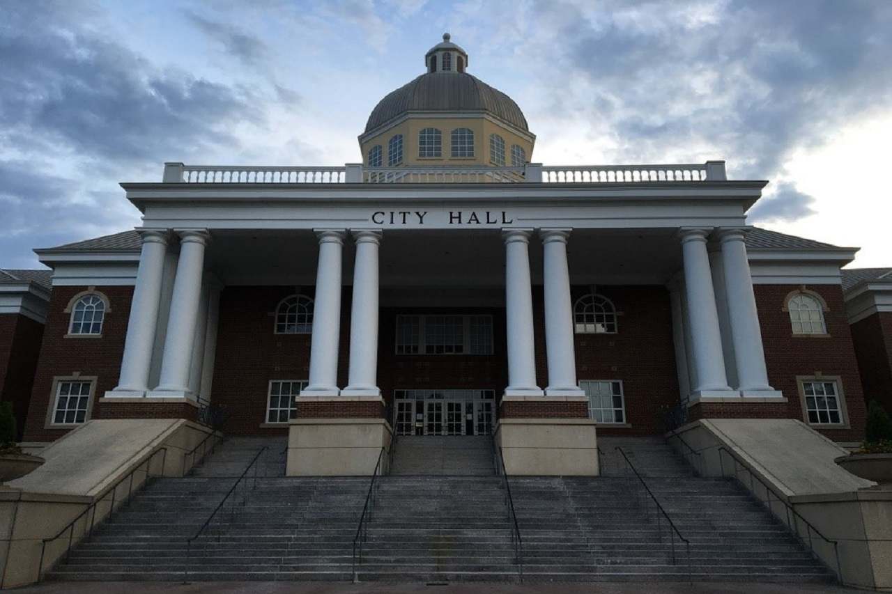 A city hall building